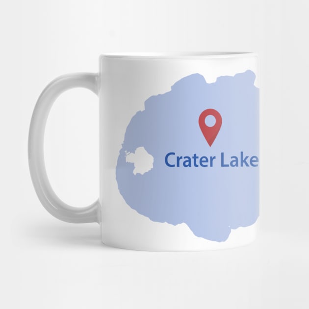 Crater Lake Map by Tamie